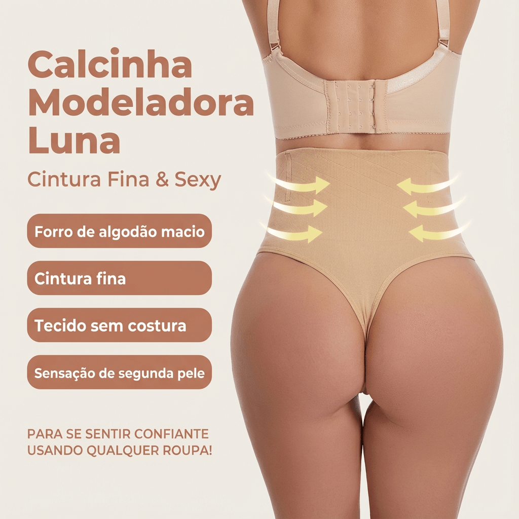 Calcinha Modeladora Luna® - Compre 1 leve 2/Compre 2 leve 3